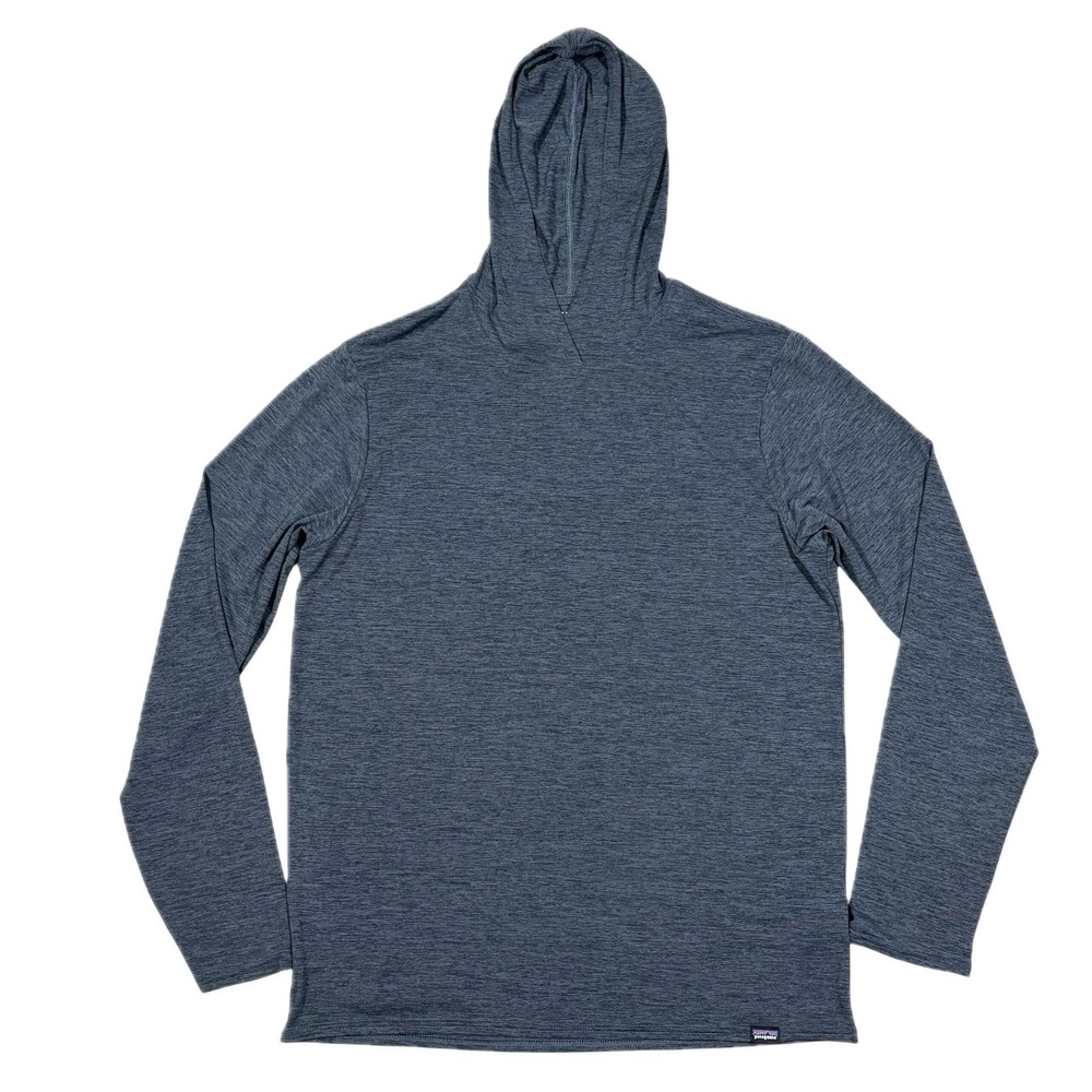 Patagonia Capilene Cool Daily Hoody Mens M Lightweight Long Sleeve Heather Blue